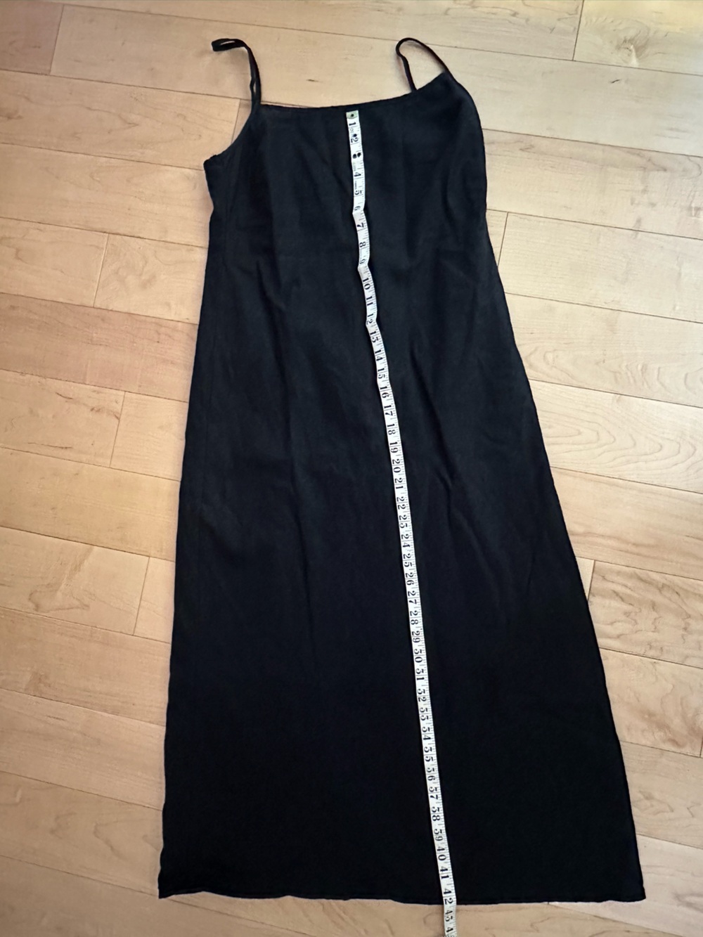 Abercrombie The A&F Julia Slip Linen-Blend Midi Dress - Picture 7 of 9